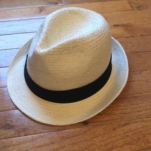 EUC banana republic straw fedora